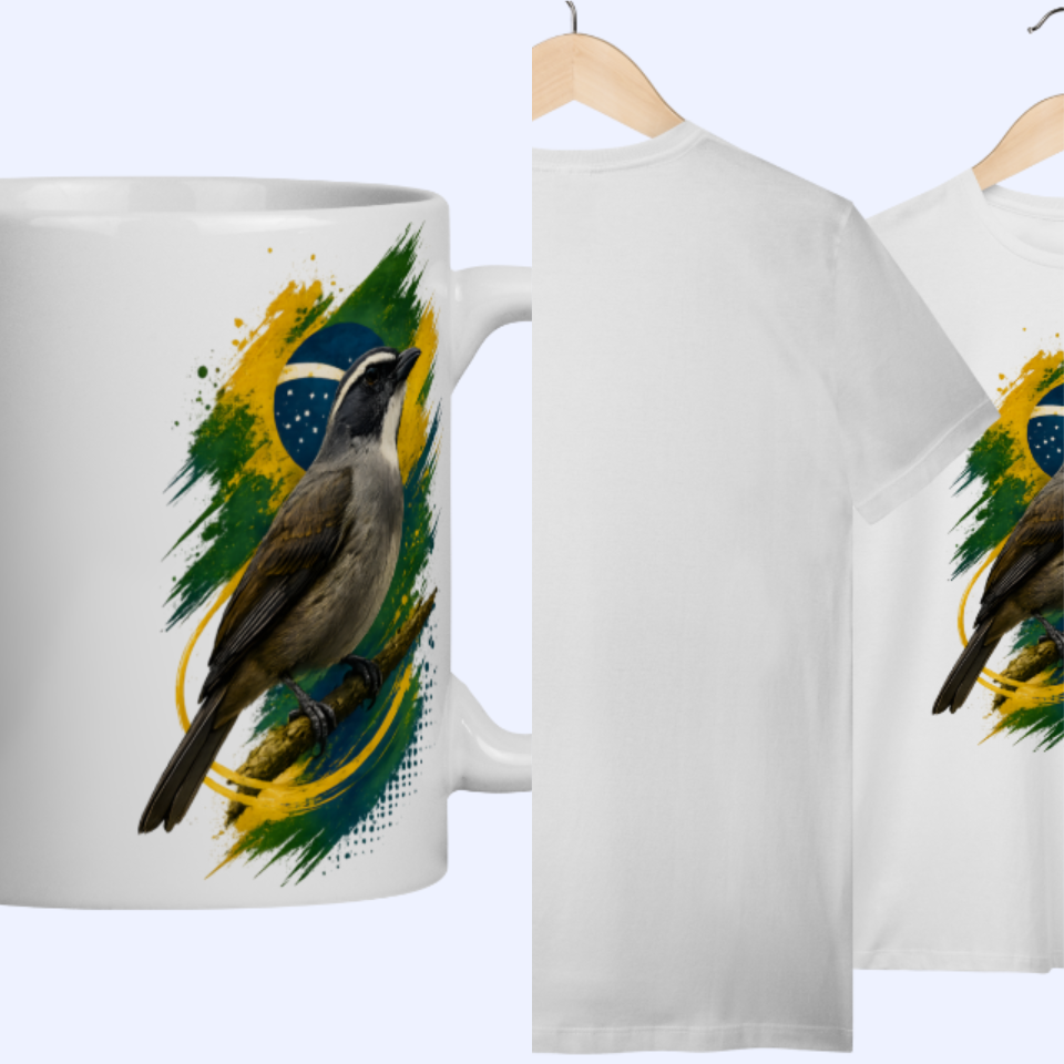 KIT CAMISETA + CANECA TRINCA COPA