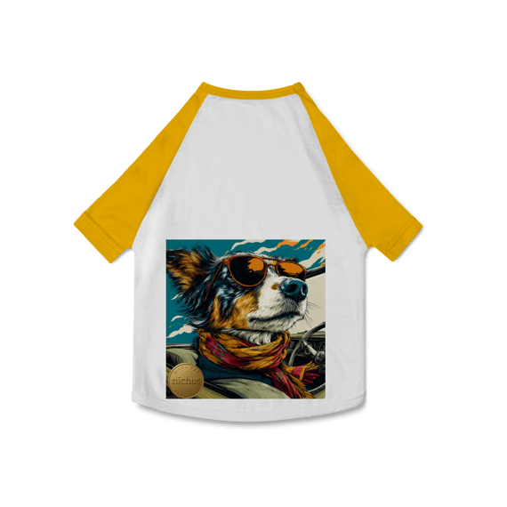 Camiseta Pet Dog Motorista