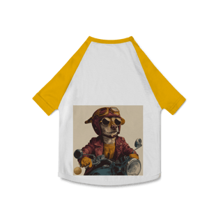 Nome do produto Camiseta Pet Dog Motociclista