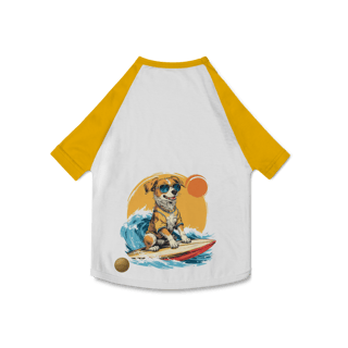 Nome do produto Camiseta Pet Dog Surfista