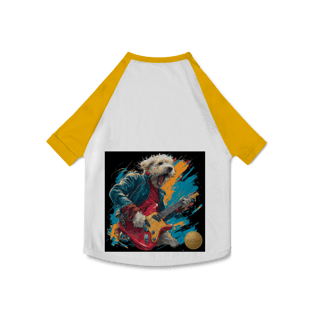 Nome do produto Camiseta Pet Dog Roqueiro