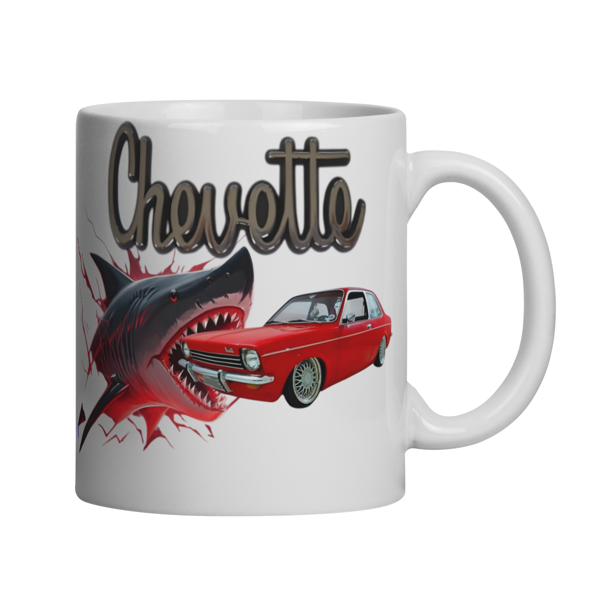 Nome do produto: CANECA CHEVETTE TUBARÃO