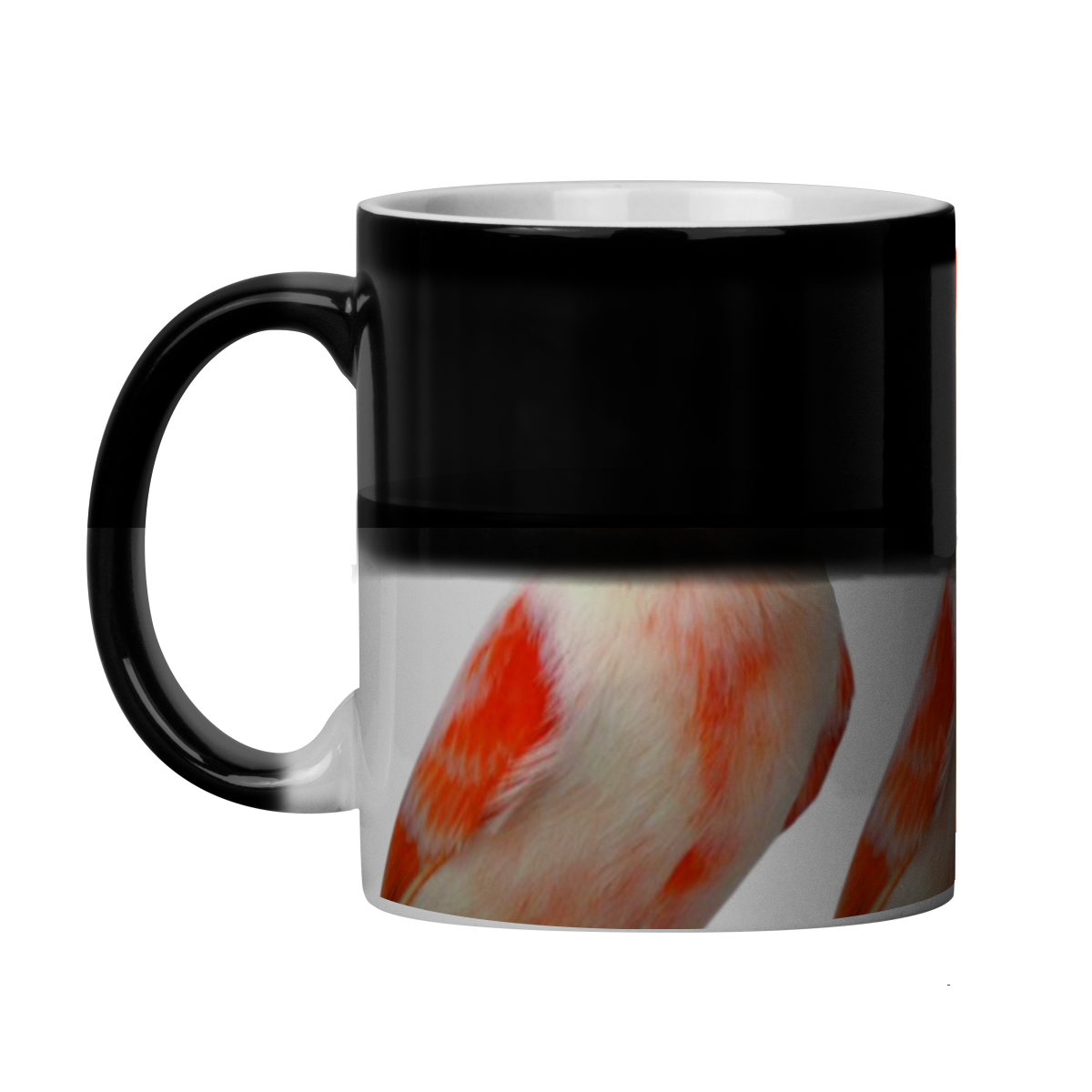Nome do produto: CANECA MÁGICA VERMELHO MOSAICO