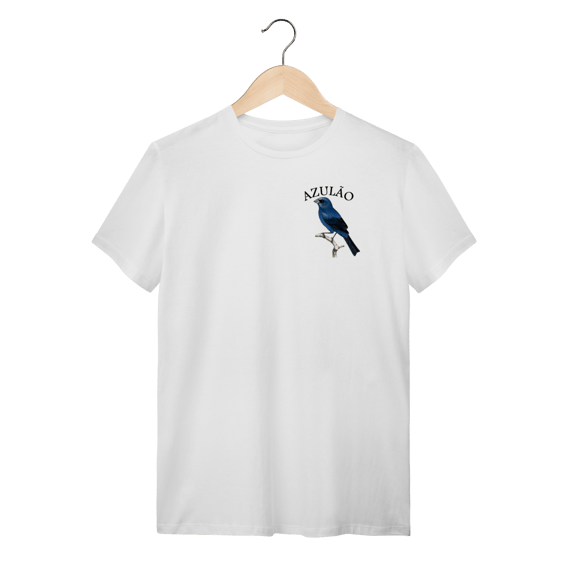 CAMISETA QUALITY AZULÃO BOLSO E COSTAS