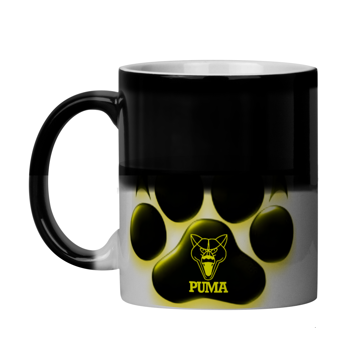 Nome do produto: CANECA MÁGICA GARRA PUMA