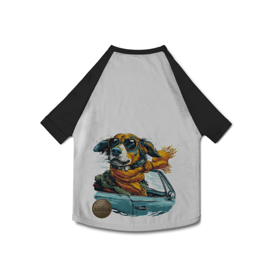 Camiseta Pet Dog Motorista