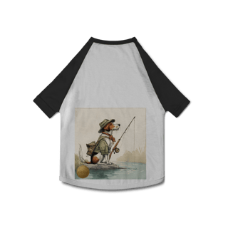 Camiseta Pet Dog Pescador