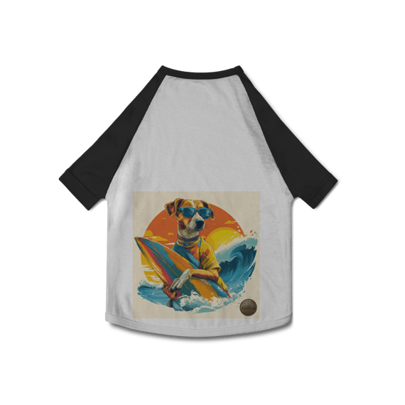 Camiseta Pet Dog Surfista