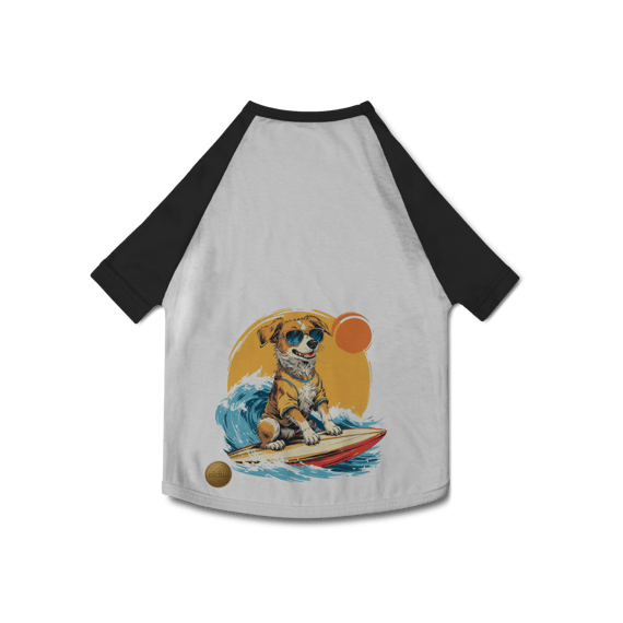 Camiseta Pet Dog Surfista
