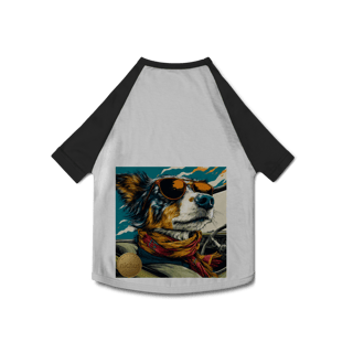 Camiseta Pet Dog Motorista