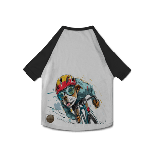 Camisa Pet Dog Ciclista