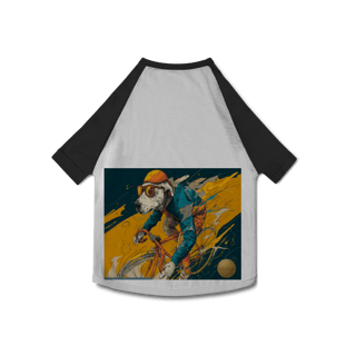 Camisa Pet Dog Ciclista