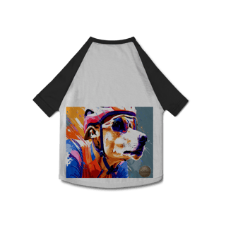 Nome do produto Camisa Pet Dog Ciclista