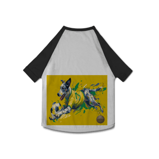 Nome do produto Camisa Pet Dog Paixão Futebol