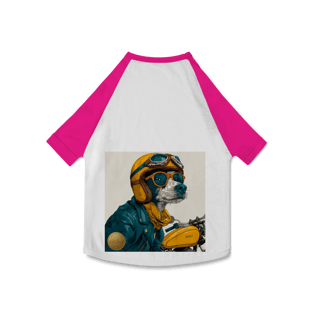 Nome do produto Camiseta Pet Dog Motociclista