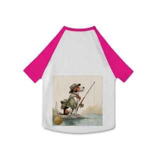 Nome do produto Camiseta Pet Dog Pescador
