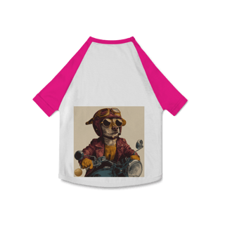Nome do produto Camiseta Pet Dog Motociclista