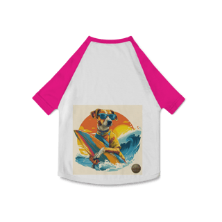 Nome do produto Camiseta Pet Dog Surfista