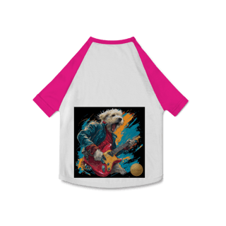 Nome do produto Camiseta Pet Dog Roqueiro