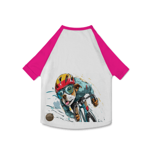 Nome do produto Camisa Pet Dog Ciclista