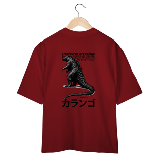 Nome do produto Camiseta Over Kaiju do Cerrado (Costas)