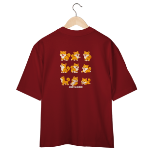 Nome do produto Camiseta Over Shiba Mode (Costas)