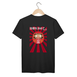 Camiseta Daruma - Defina sua meta! (Costas)