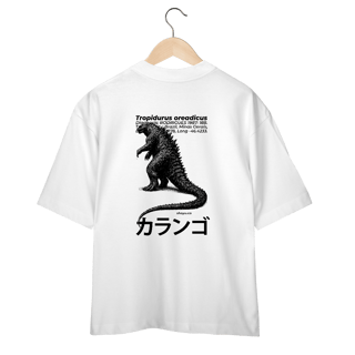 Camiseta Over Kaiju do Cerrado (Costas)