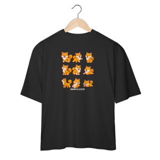 Nome do produto Camiseta Over Shiba Mode (Frente)