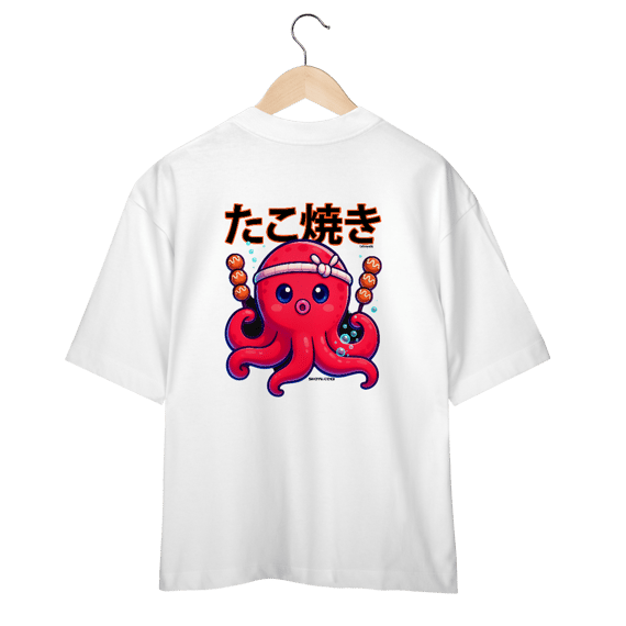 Camiseta Over Takoyaki (Costas)
