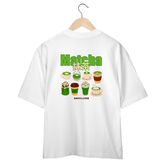 Camiseta Over Matcha (Costas)