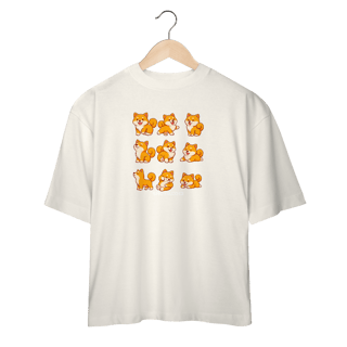 Nome do produto Camiseta Over Shiba Mode (Frente)