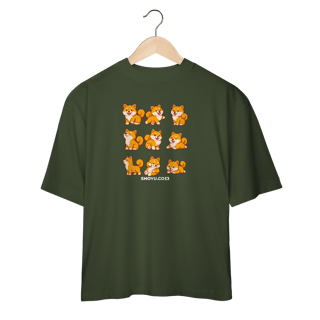 Nome do produto Camiseta Over Shiba Mode (Frente)