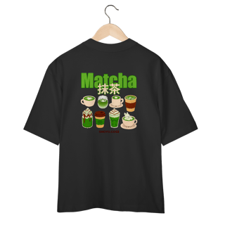 Nome do produto Camiseta Over Matcha (Costas)