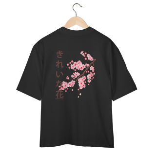 Nome do produto Camiseta Over Cerejeira Sakura (Costas)