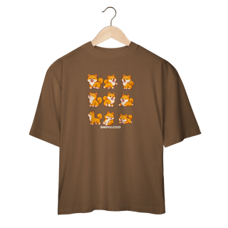 Nome do produto Camiseta Over Shiba Mode (Frente)