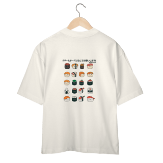 Nome do produto Camiseta Over Sem Cream Cheese! (Costas)