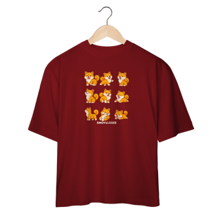 Nome do produto Camiseta Over Shiba Mode (Frente)