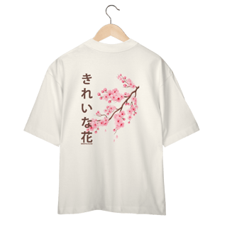 Nome do produto Camiseta Over Cerejeira Sakura (Costas)