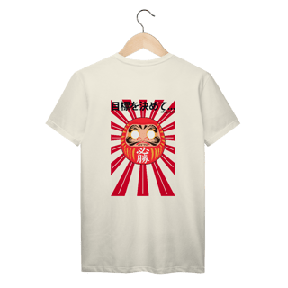 Nome do produto Camiseta Daruma - Defina sua meta! (Costas)