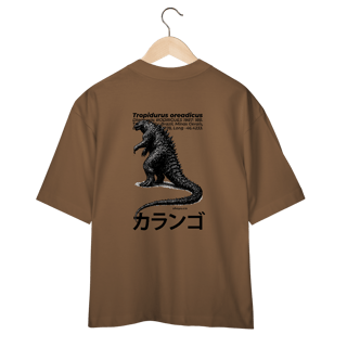 Nome do produto Camiseta Over Kaiju do Cerrado (Costas)