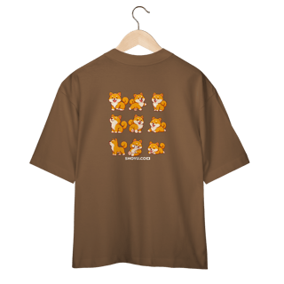 Nome do produto Camiseta Over Shiba Mode (Costas)
