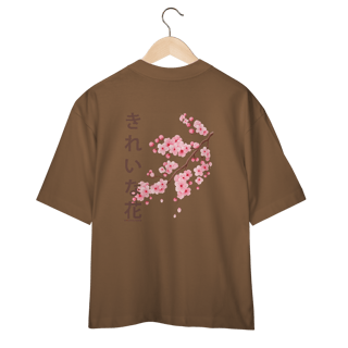 Nome do produto Camiseta Over Cerejeira Sakura (Costas)