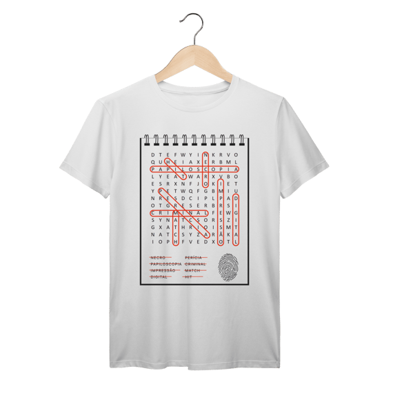 Camisa Caça Palavras