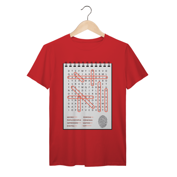 Camisa Caça Palavras