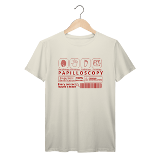 Nome do produto Camisa Papiloscopia (vermelho)