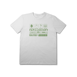 Nome do produto Camisa Papiloscopia (verde)