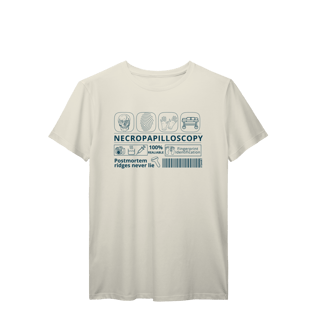 Nome do produto Camisa Necropapiloscopista (azul)