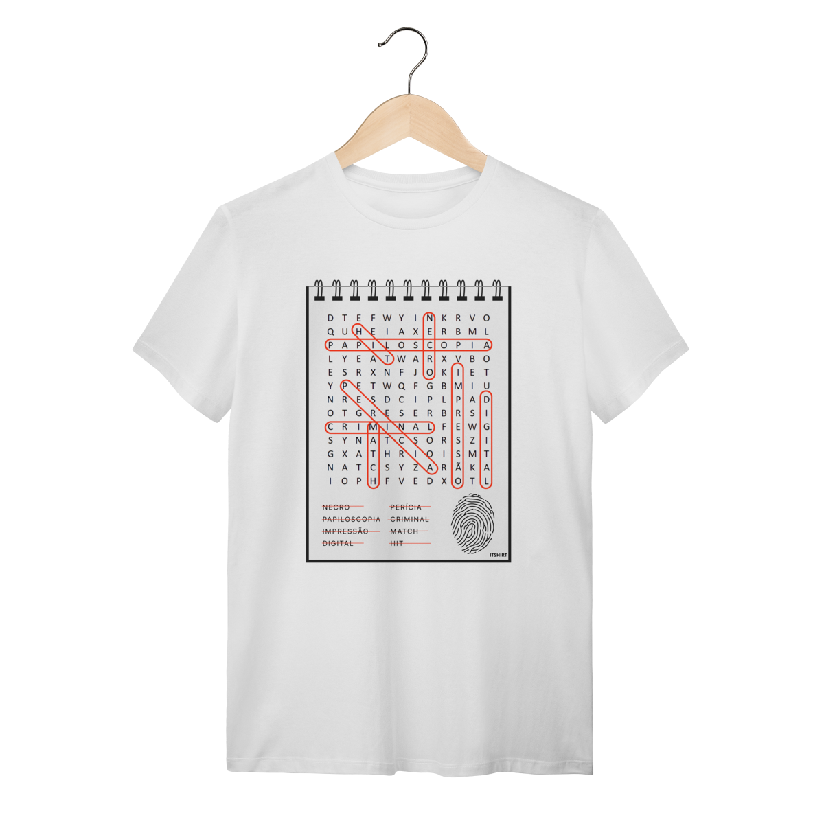 Camisa Caça Palavras
