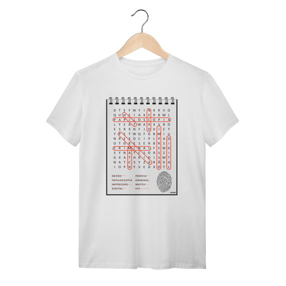 Camisa Caça Palavras